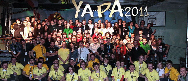 Wolontariusze festiwalu YAPA 2011